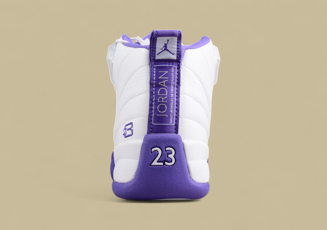 Air Jordan 12 "Red Taxi" Jordan 12 White Purple