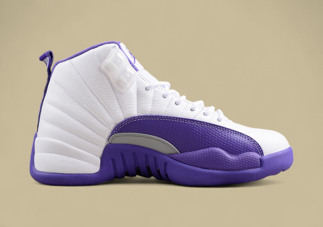 Air Jordan 12 "Red Taxi" Jordan 12 White Purple