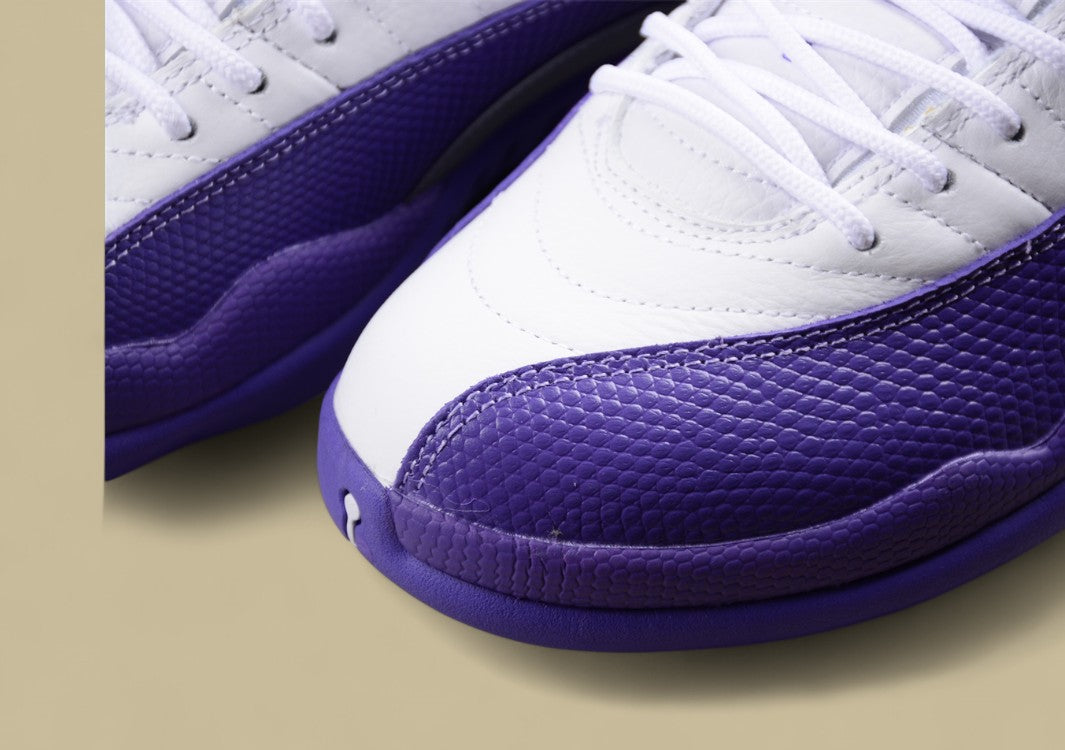 Air Jordan 12 "Red Taxi" Jordan 12 White Purple