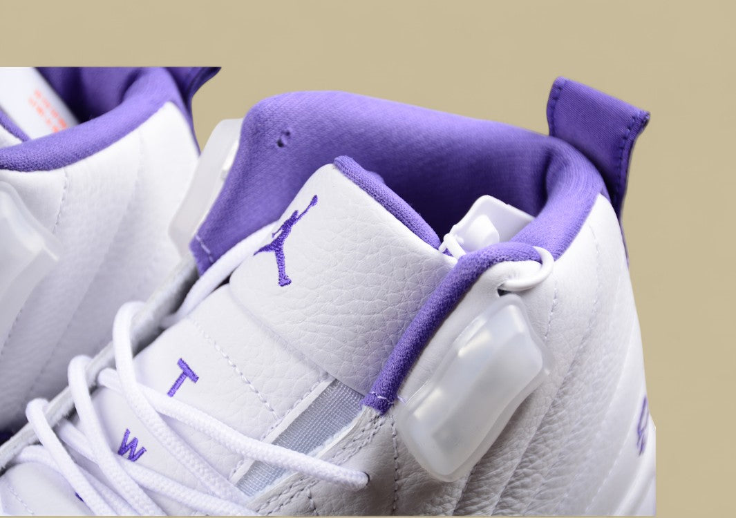Air Jordan 12 "Red Taxi" Jordan 12 White Purple