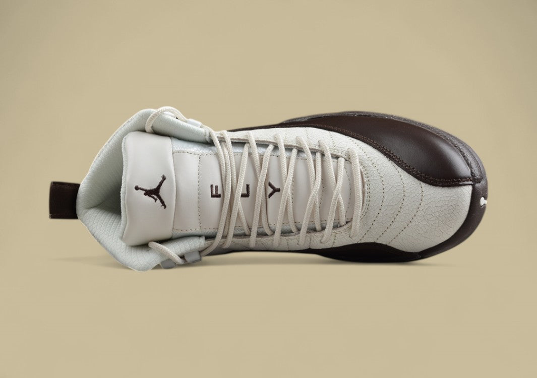 Air Jordan 12 Retro Beige Snake Pattern Brown