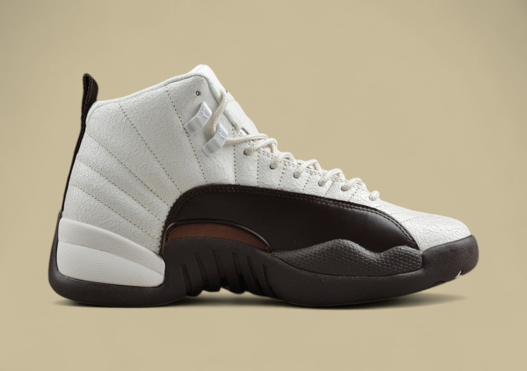 Air Jordan 12 Retro Beige Snake Pattern Brown