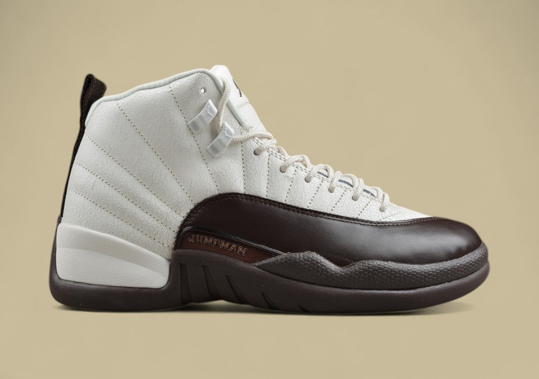 Air Jordan 12 Retro Beige Snake Pattern Brown