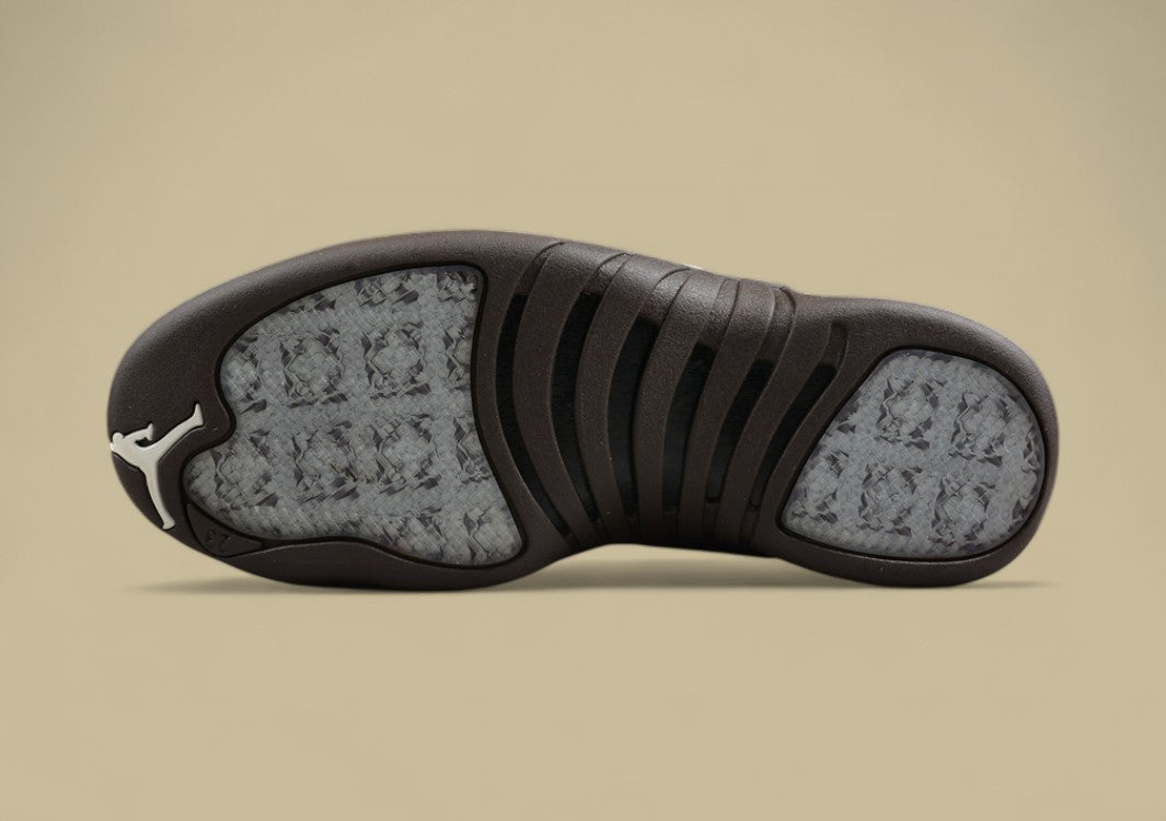 Air Jordan 12 Retro Beige Snake Pattern Brown