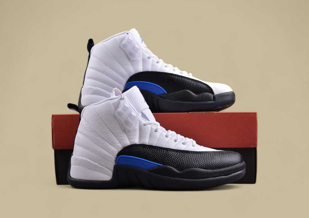 Air Jordan 12 Retro Joe 12 White Black Blue