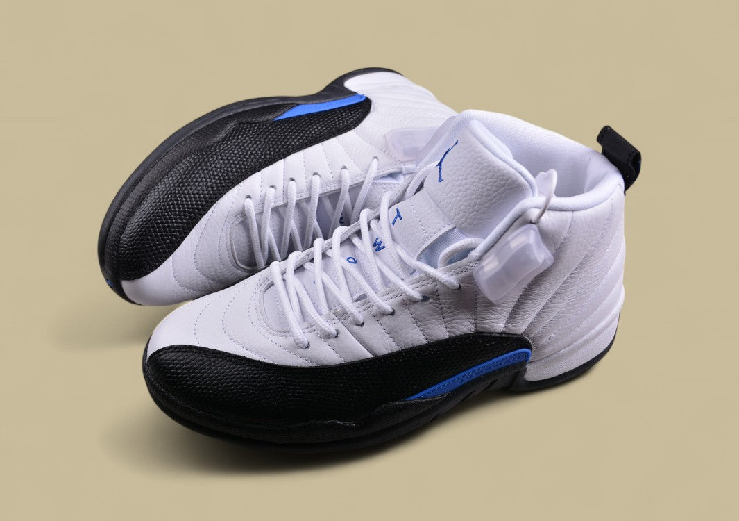 Air Jordan 12 Retro Joe 12 White Black Blue