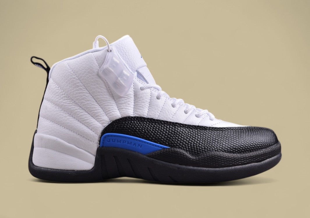 Air Jordan 12 Retro Joe 12 White Black Blue