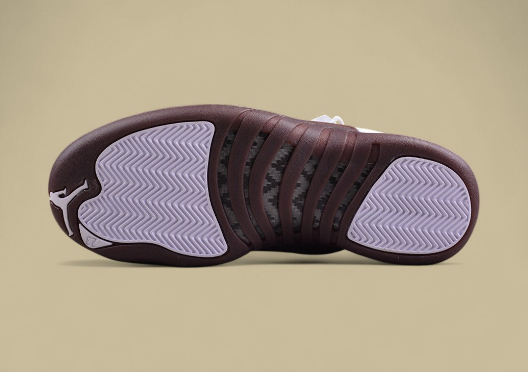 Air Jordan 12 Retro Joe 12 White and Brown