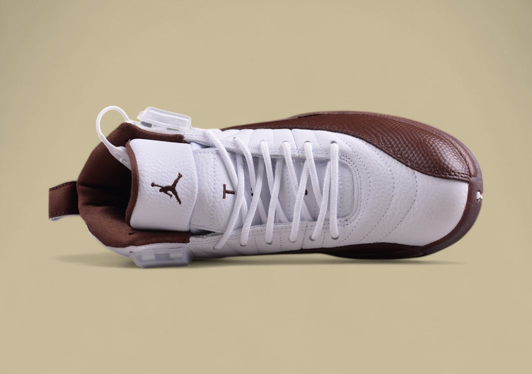 Air Jordan 12 Retro Joe 12 White and Brown