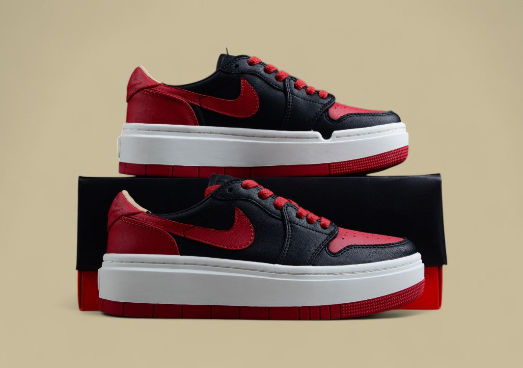 Air Jordan 1 Elevate Low SE "Wolf Grey" Black/Red