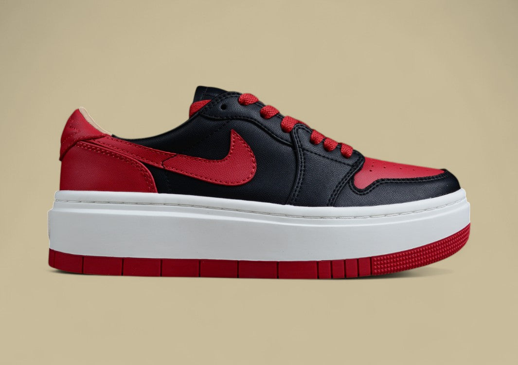 Air Jordan 1 Elevate Low SE "Wolf Grey" Black/Red