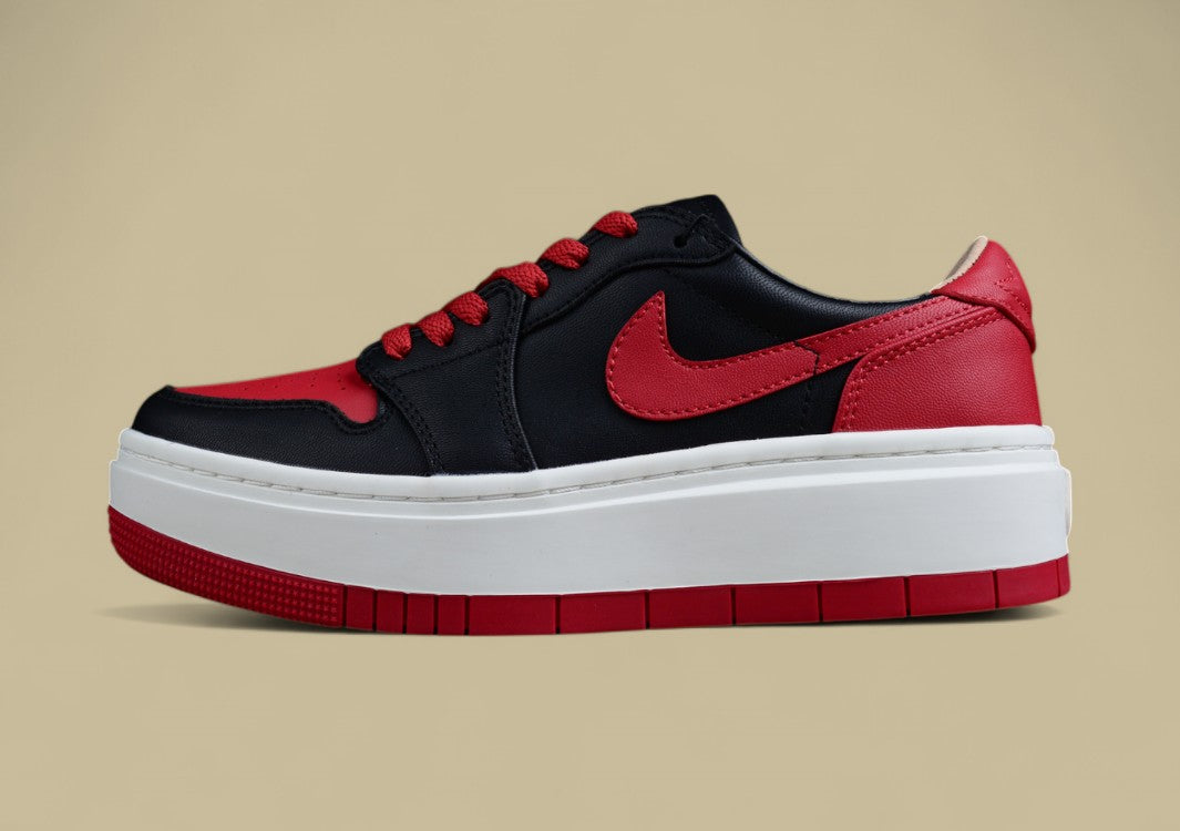 Air Jordan 1 Elevate Low SE "Wolf Grey" Black/Red