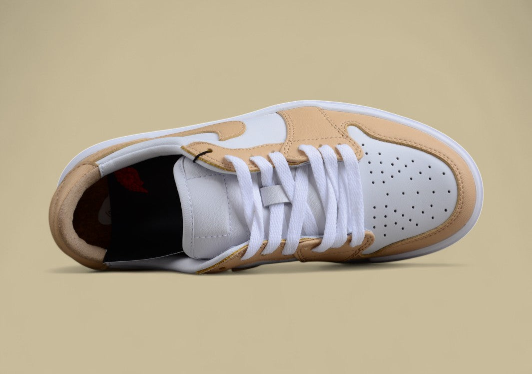 Air Jordan 1 Elevate Low SE "Wolf Grey" Beige/White