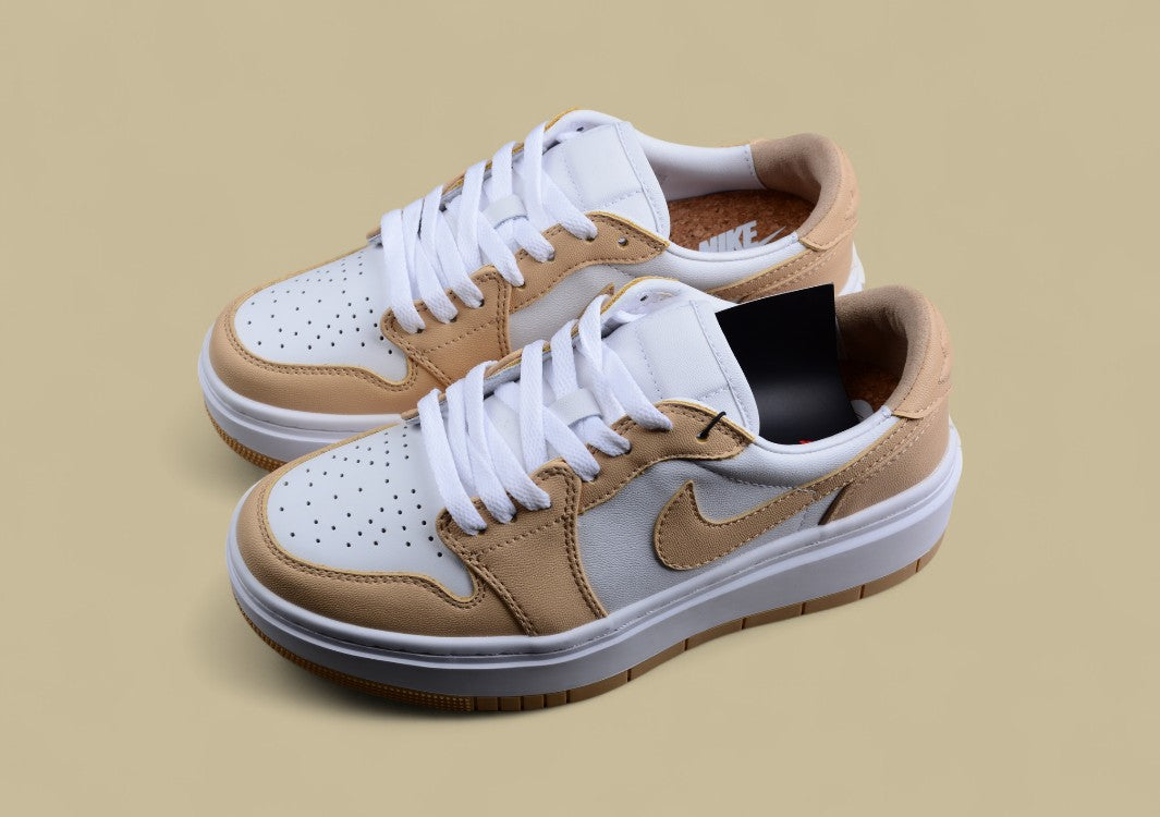 Air Jordan 1 Elevate Low SE "Wolf Grey" Beige/White