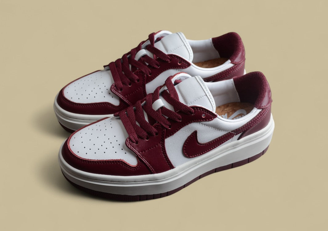 Air Jordan 1 Elevate Low SE – White/Ox Blood Red