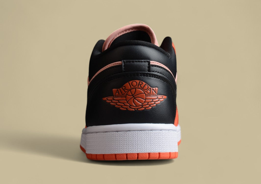 Air Jordan 1 Low - Crimson Tint/Black/Orange Colorway