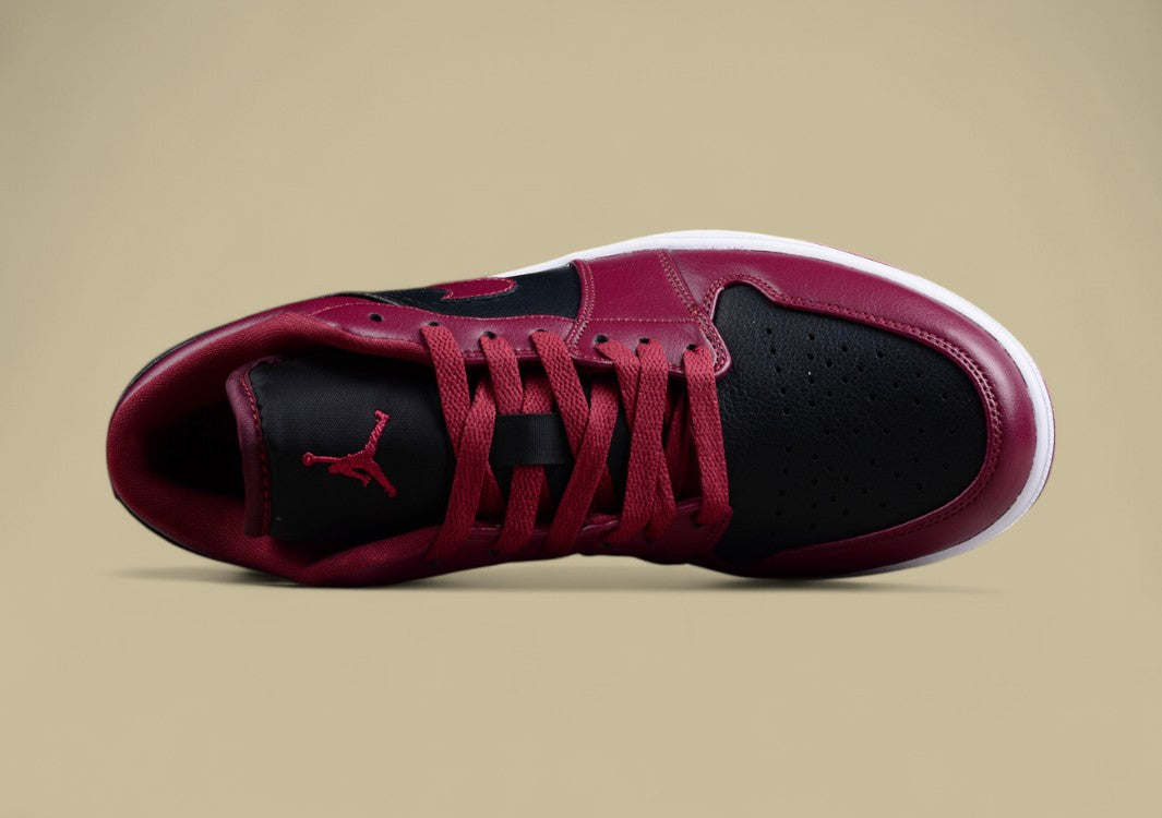 Air Jordan 1 Low-top Wine Red And Black