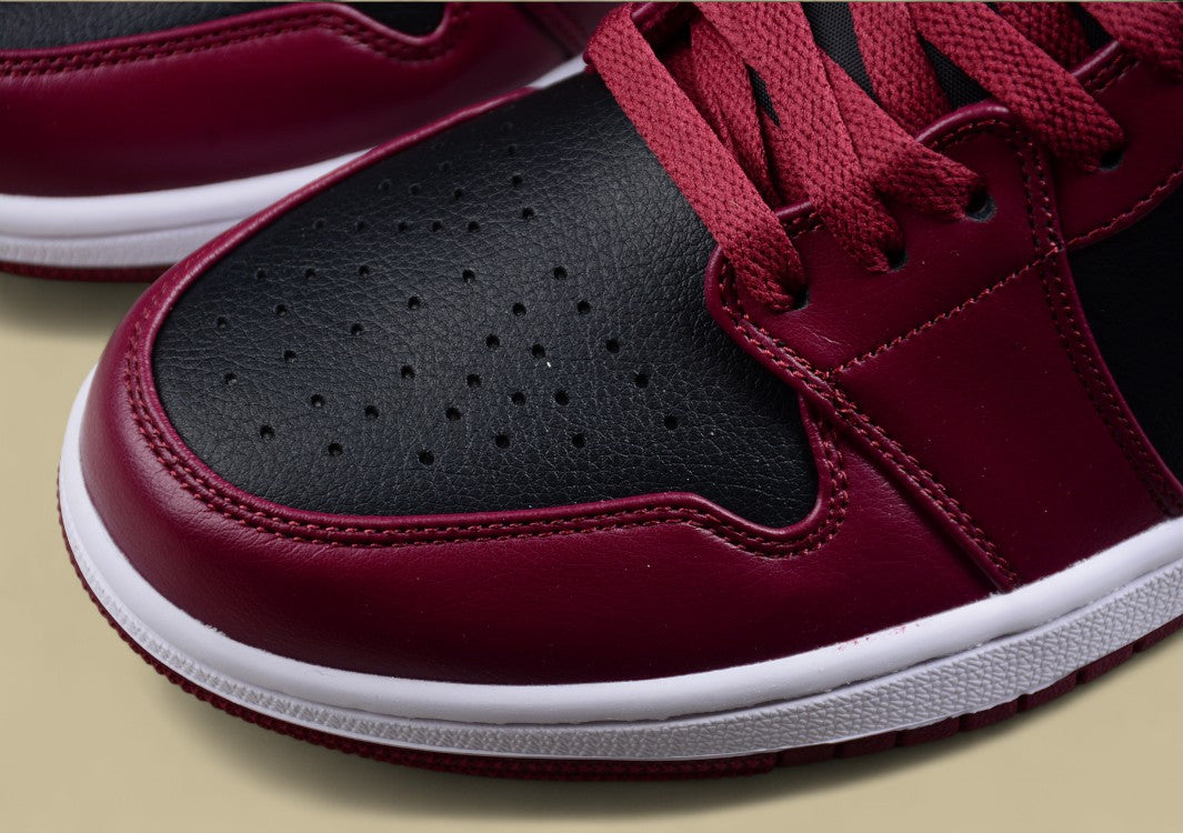 Air Jordan 1 Low-top Wine Red And Black