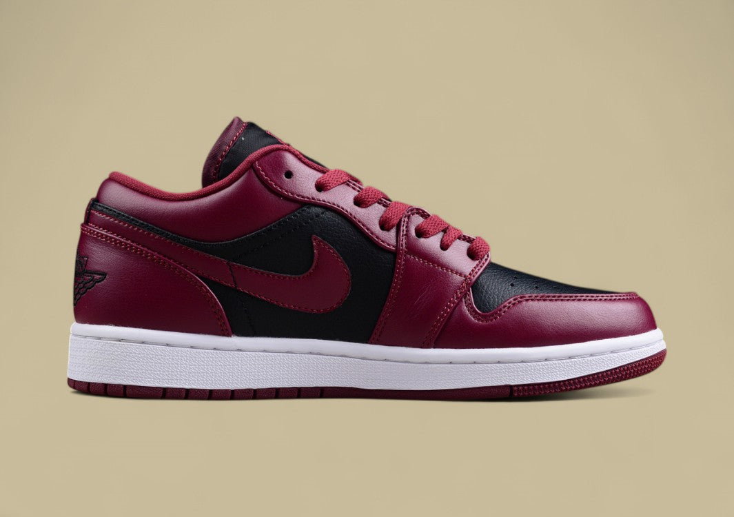 Air Jordan 1 Low-top Wine Red And Black