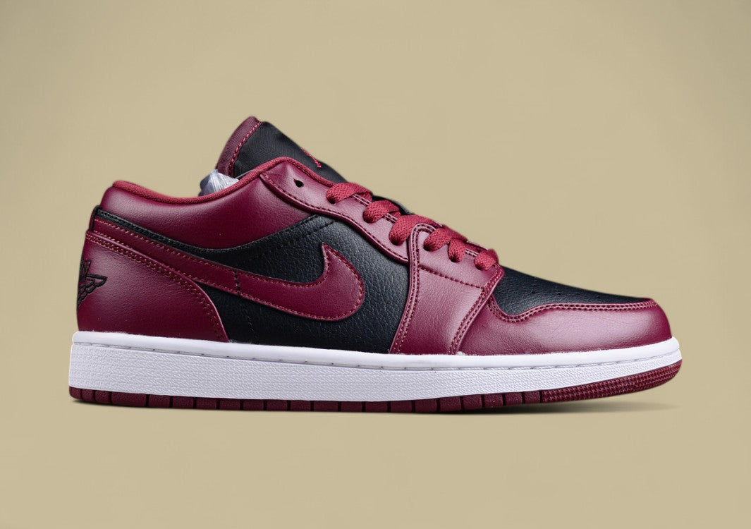 Air Jordan 1 Low-top Wine Red And Black
