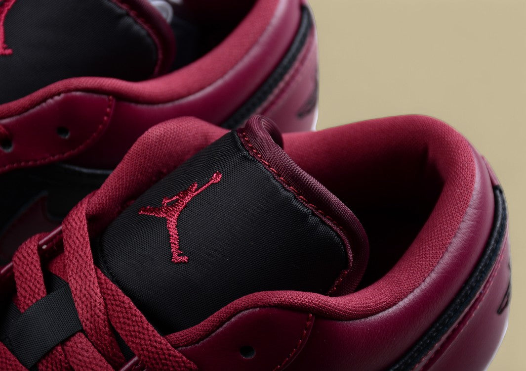 Air Jordan 1 Low-top Wine Red And Black