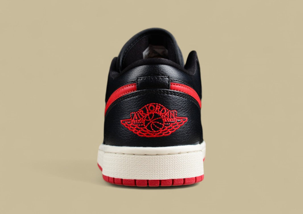 Air Jordan 1 Low "Black And Red"