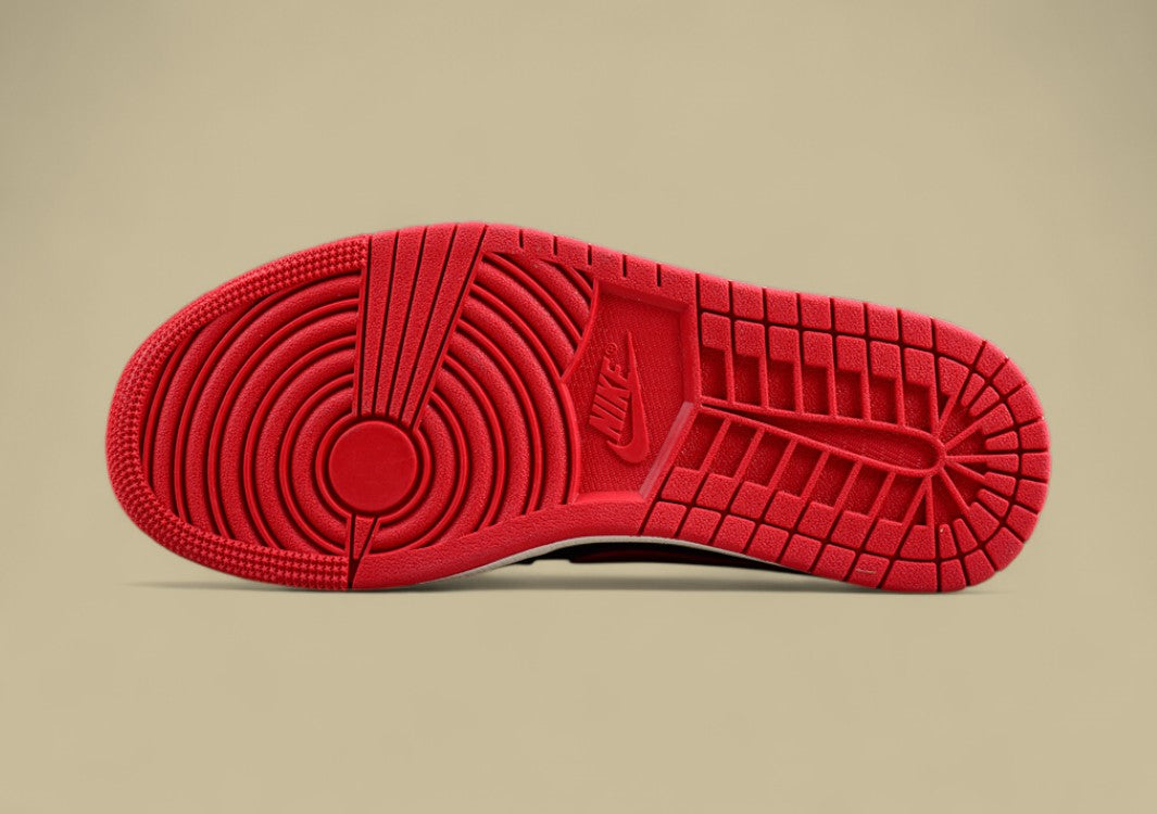 Air Jordan 1 Low "Black And Red"