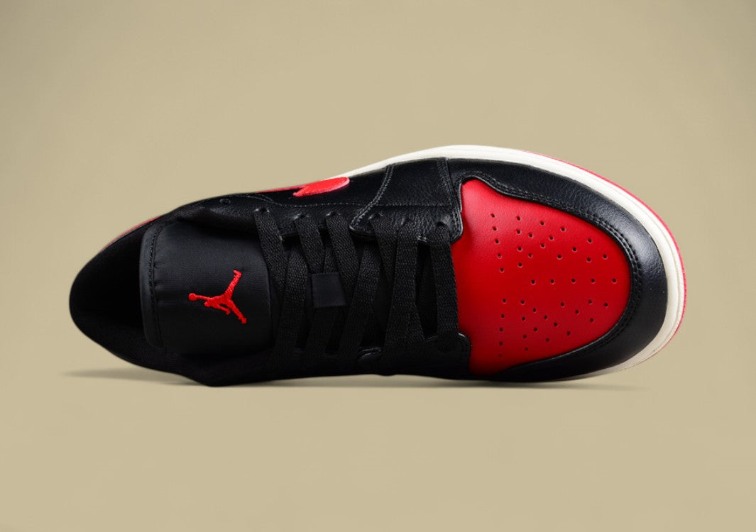 Air Jordan 1 Low "Black And Red"