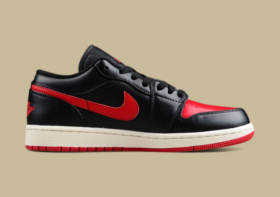 Air Jordan 1 Low "Black And Red"