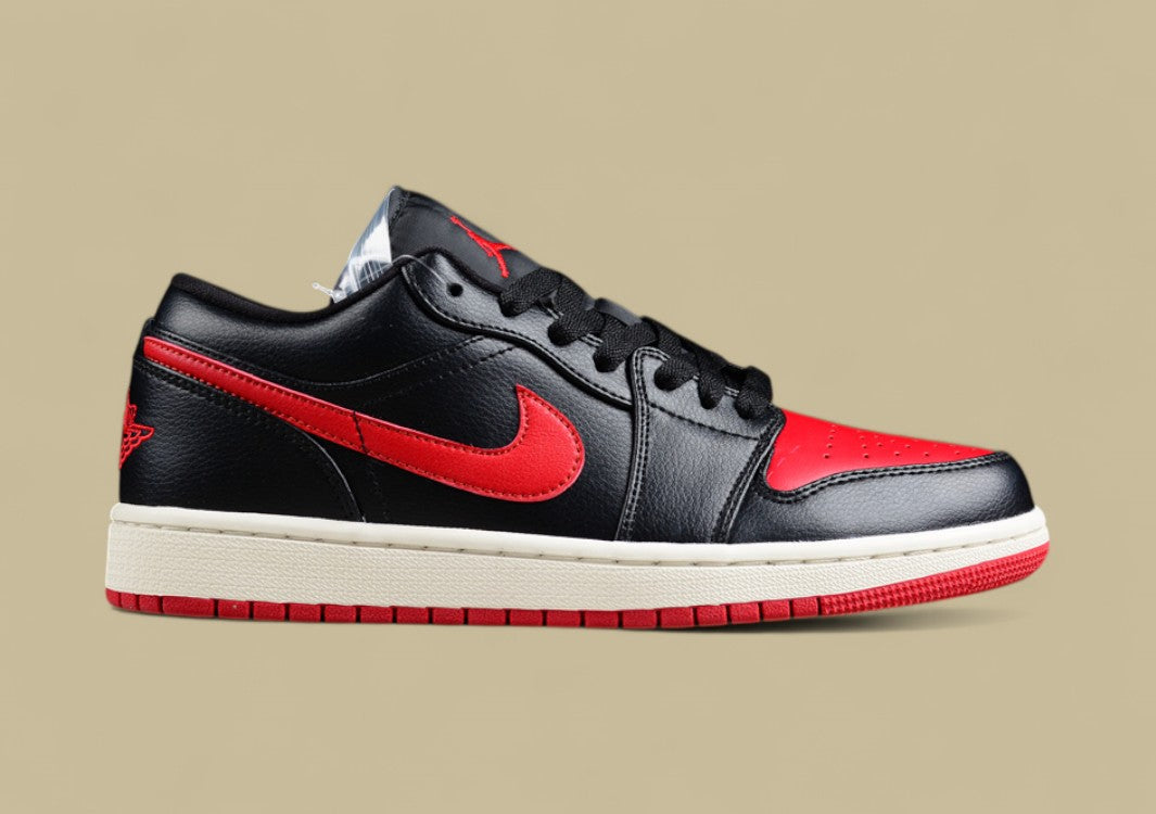 Air Jordan 1 Low "Black And Red"