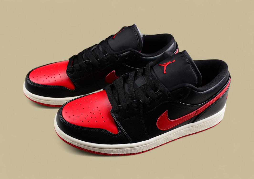 Air Jordan 1 Low "Black And Red"