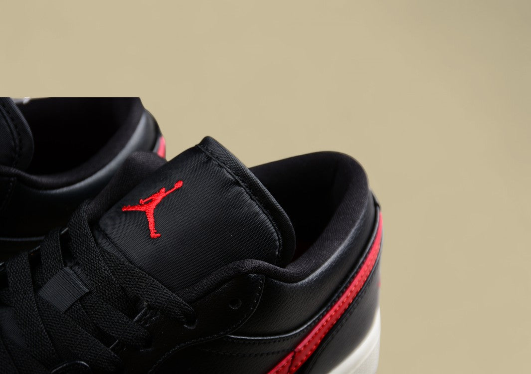 Air Jordan 1 Low "Black And Red"