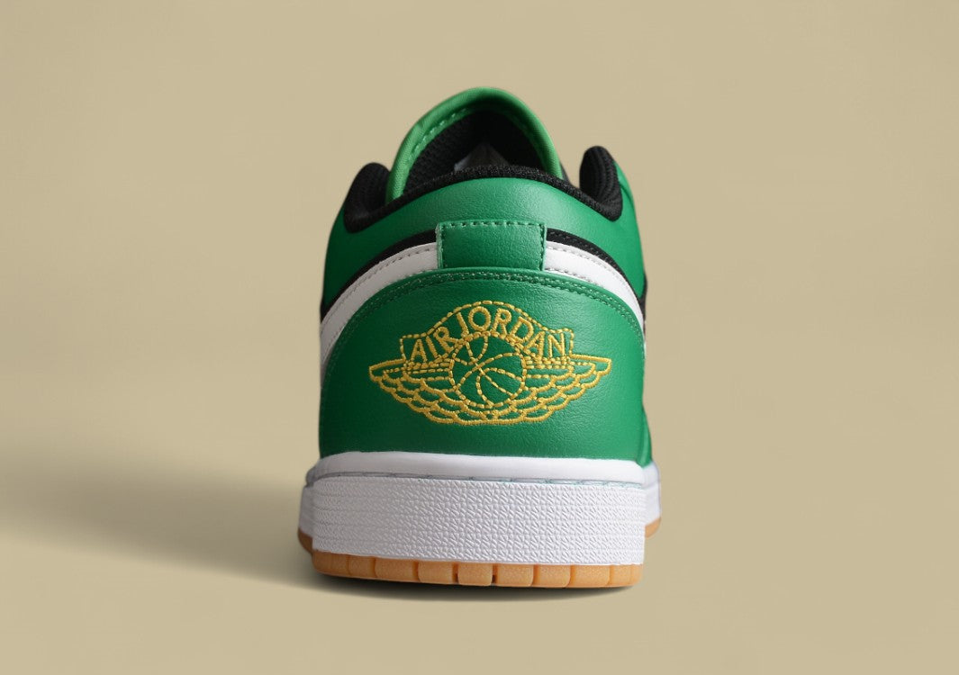 Air Jordan 1 Low Black Stripe Green