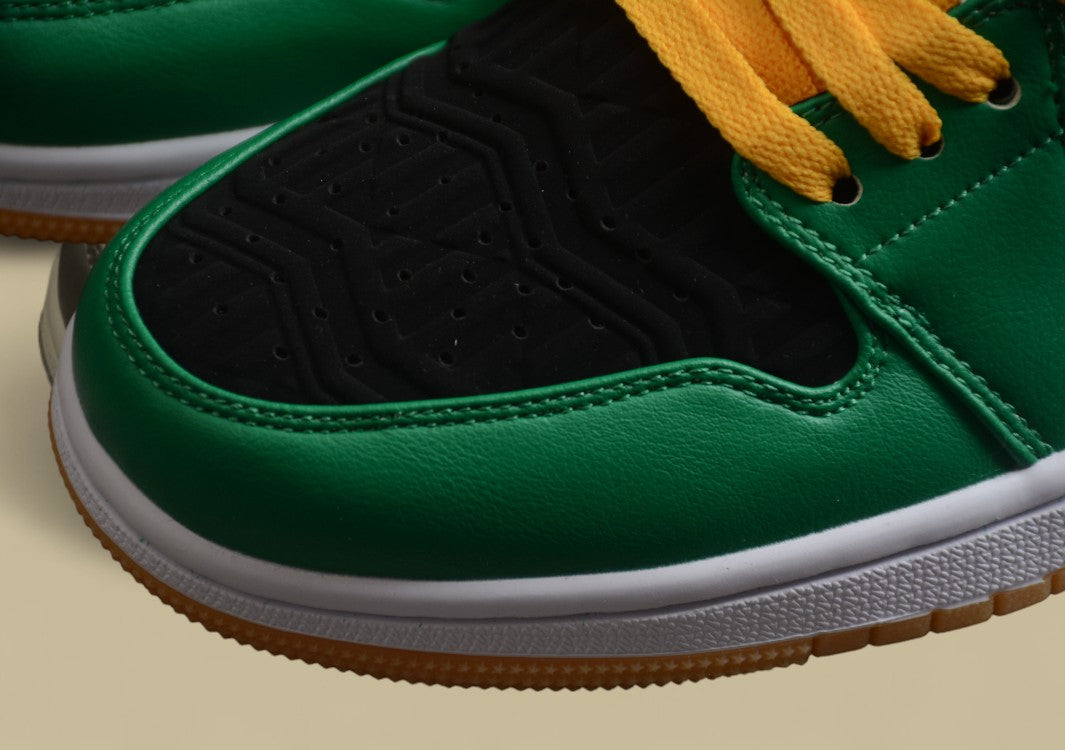 Air Jordan 1 Low Black Stripe Green