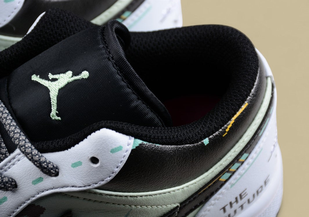 Air Jordan 1 Low Cyberpunk Gaming Pixel