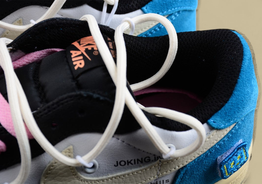 Air Jordan 1 Low GS"White/Black/Pink"
