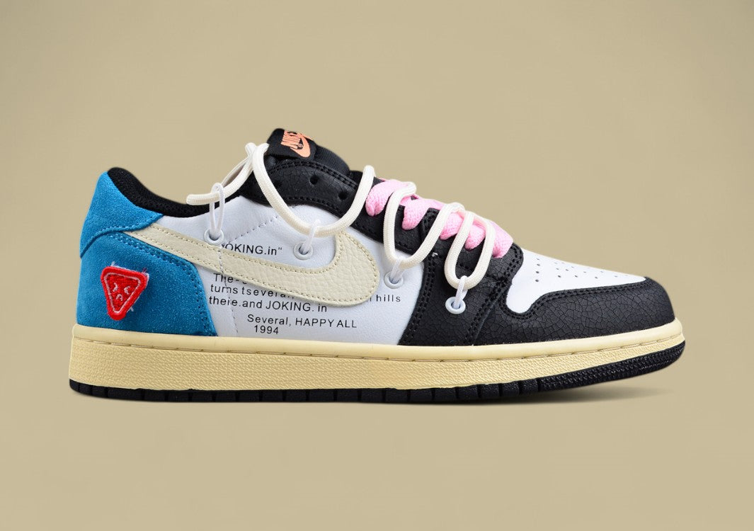 Air Jordan 1 Low GS"White/Black/Pink"