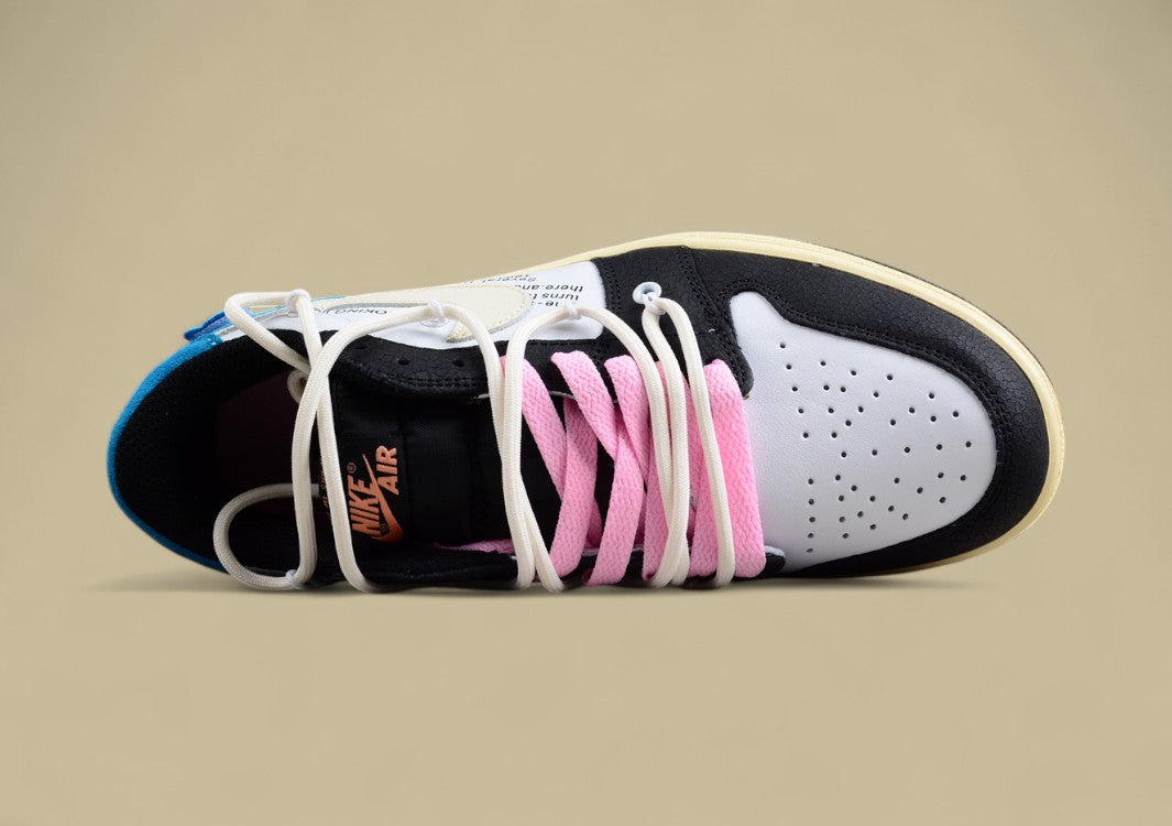 Air Jordan 1 Low GS"White/Black/Pink"