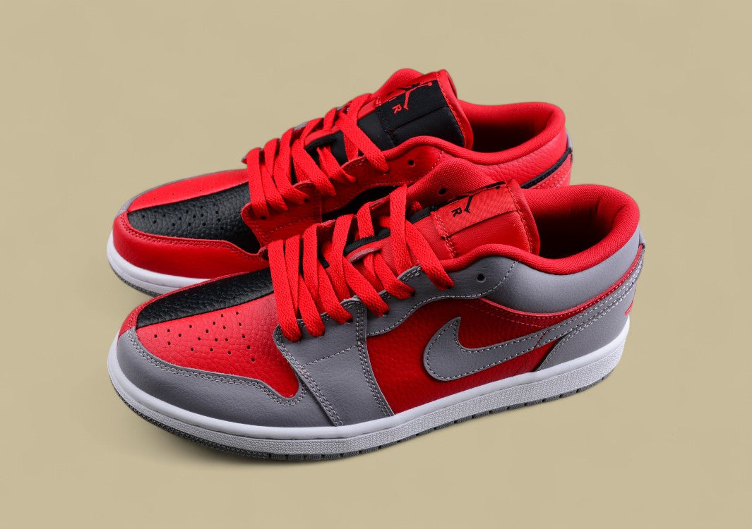 Air Jordan 1 Low Gray Red
