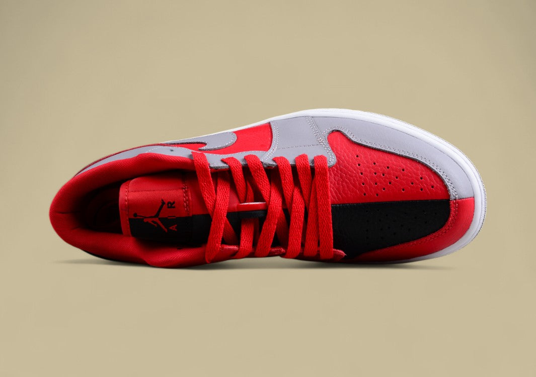 Air Jordan 1 Low Gray Red