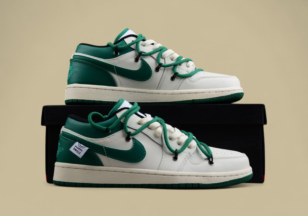 Air Jordan 1 Low "Happy Smile" Green