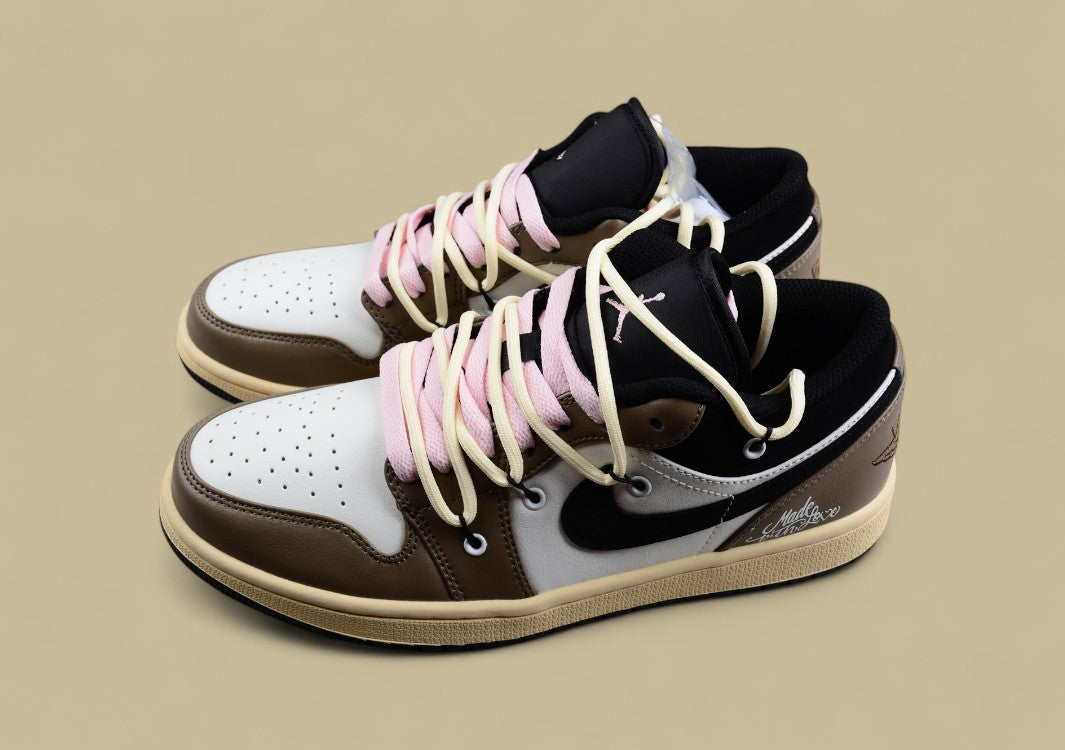 Air Jordan 1 Low Mocha/Black/White