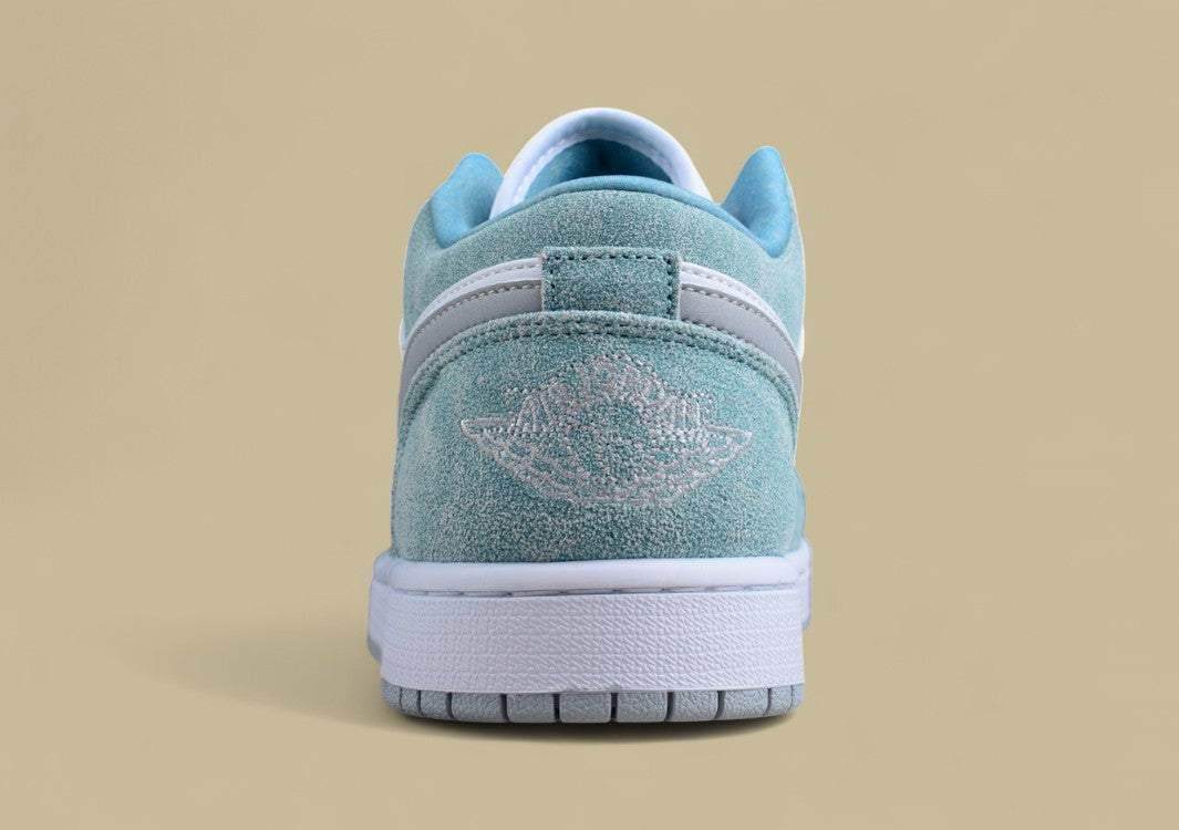 Air Jordan 1 Low "New Emerald" – White/Suede Teal-Green