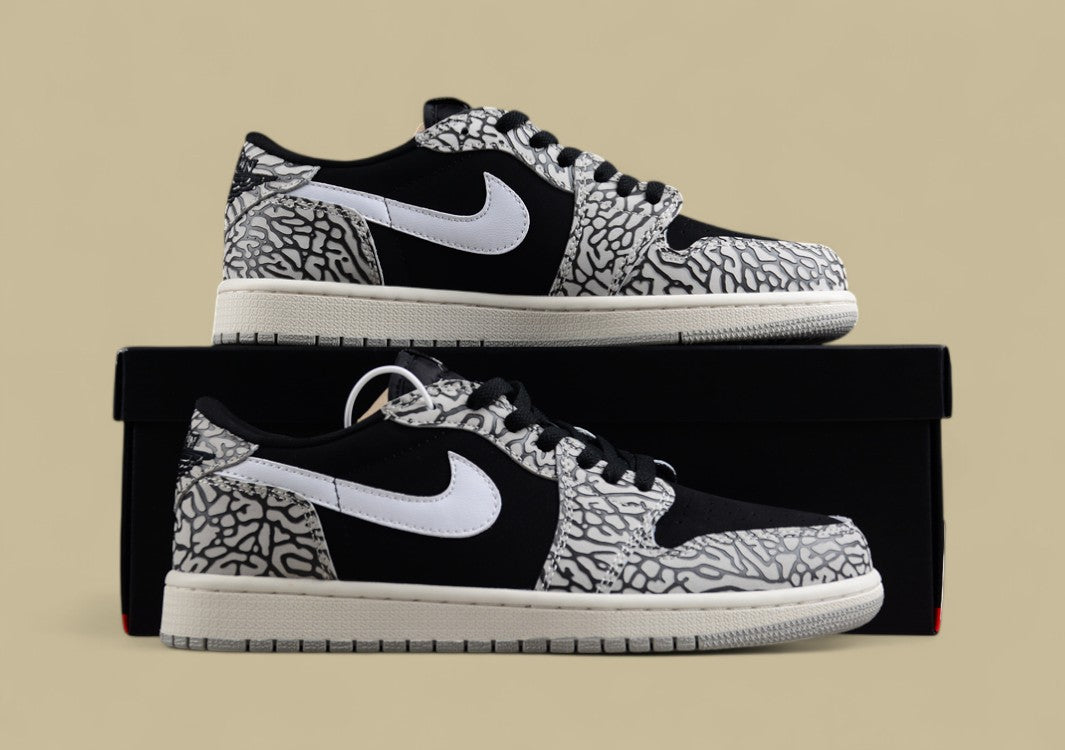 Air Jordan 1 Low OG "Black Cement"