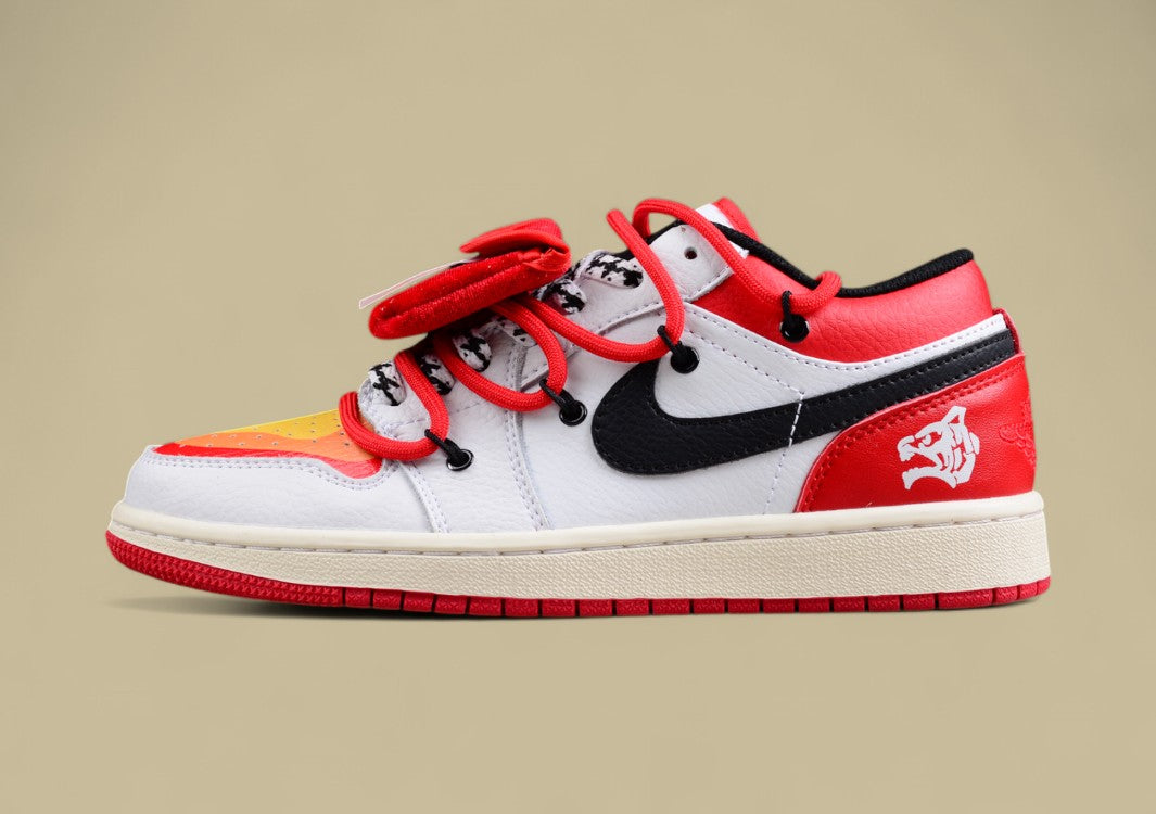Air Jordan 1 Low OG “Year of the Tiger” – White/Red/Black