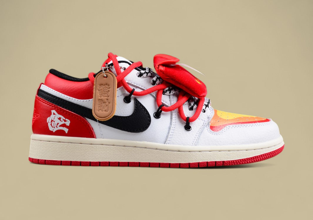Air Jordan 1 Low OG “Year of the Tiger” – White/Red/Black