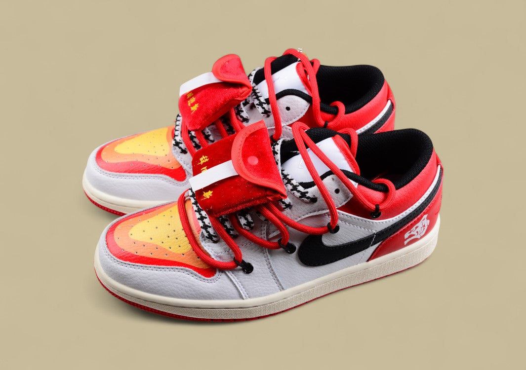 Air Jordan 1 Low OG “Year of the Tiger” – White/Red/Black