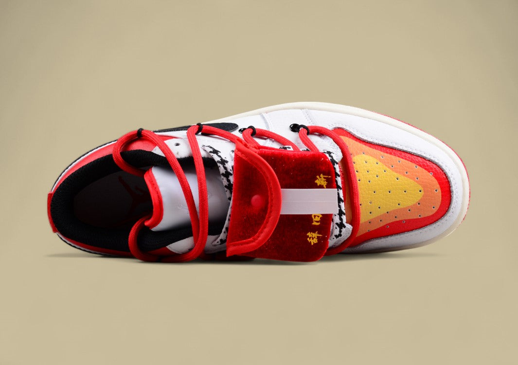Air Jordan 1 Low OG “Year of the Tiger” – White/Red/Black