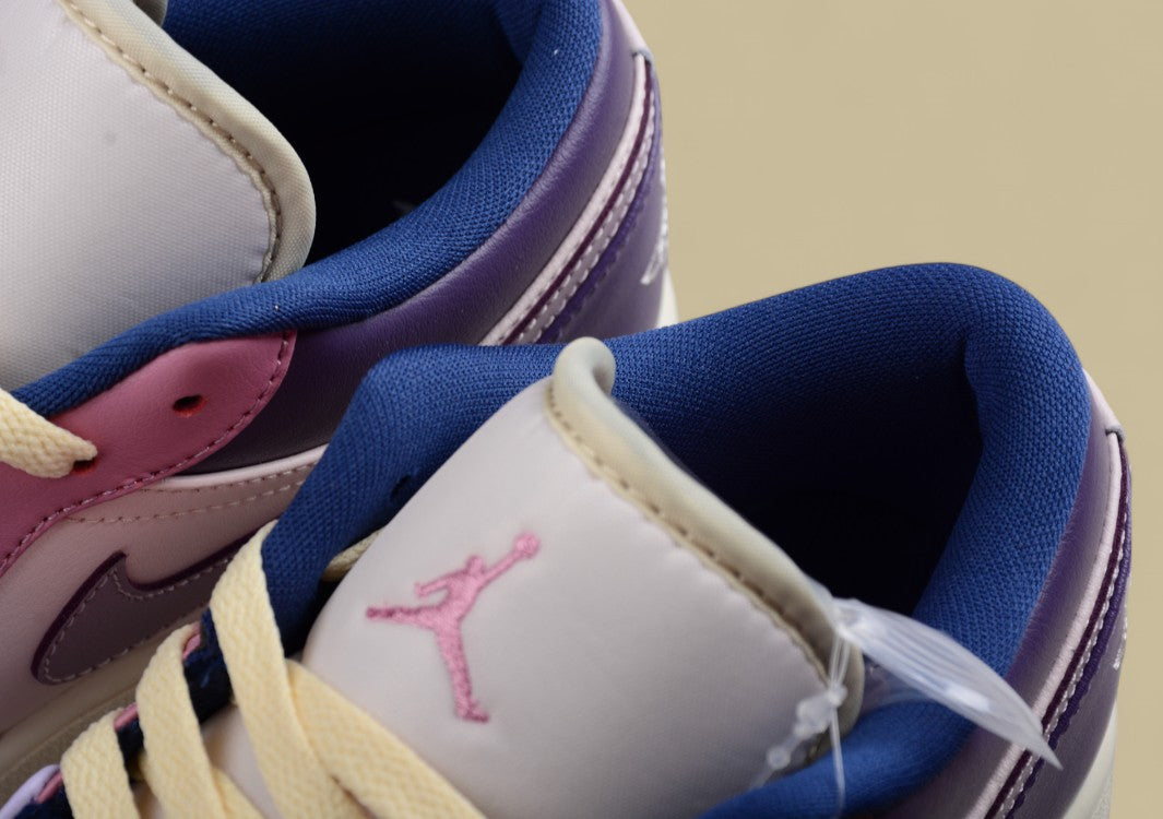 Air Jordan 1 Low Pink and Purple