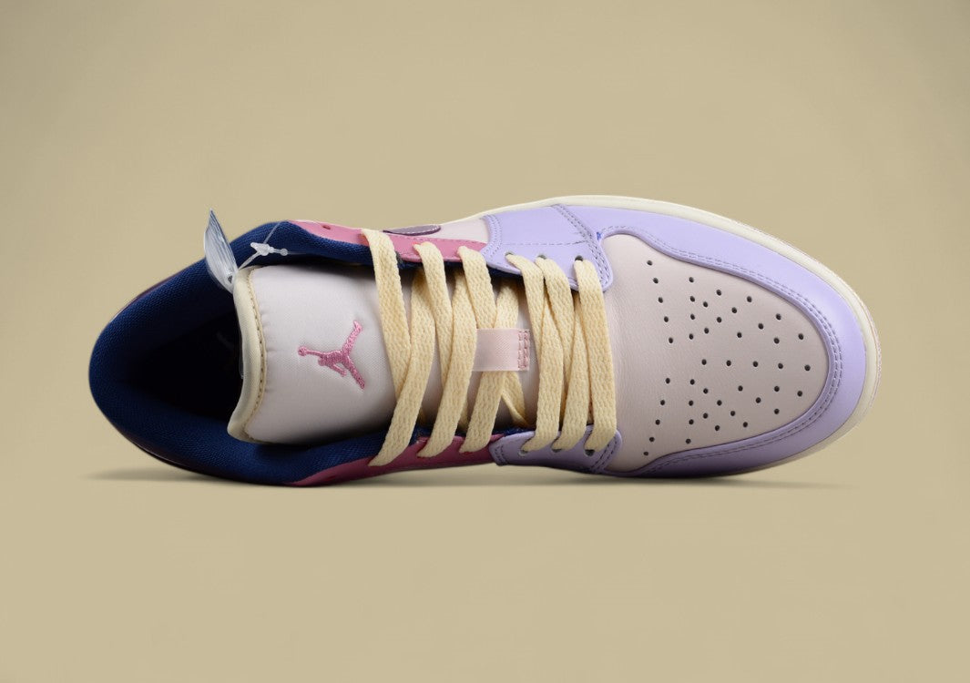 Air Jordan 1 Low Pink and Purple